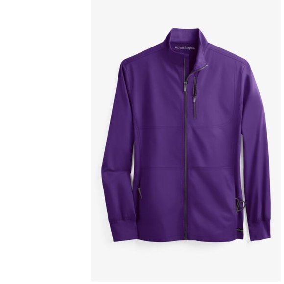 Uniform Advantage Jackets & Coats New Ua Advantage Stretch Mens 4pocket Zip Front Warmup